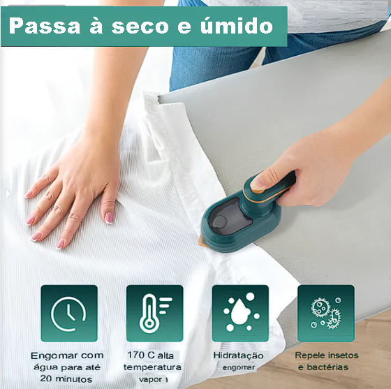 Mini Ferro De Passar Roupa a Vapor Elétrico® + FRETE GRÁTIS