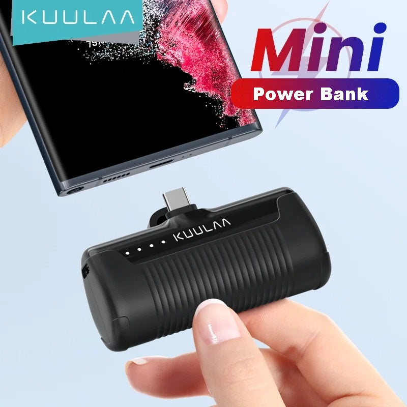 Mini Power Bank Carregador Portátil para iPhone, Samsung, Xiaomi | 4500mAh®