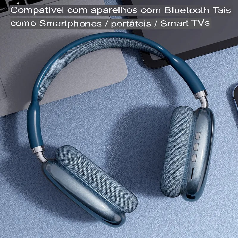 HeadSet Bluetooth P9 com cancelamento de ruído externo e Microfone.®